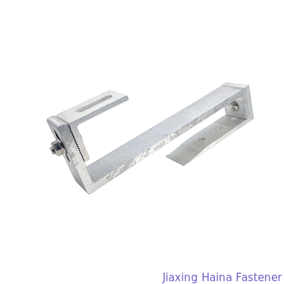 Schwarze Oxidation anodisierte Solar-Tin Roof Rail Clamp Aluminum