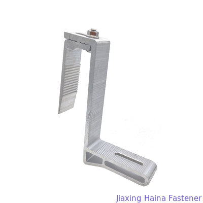 Schwarze Oxidation anodisierte Solar-Tin Roof Rail Clamp Aluminum