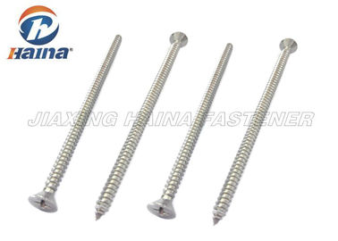 Edelstahl 304 316 flaches Hauptmetalleinsträngige Gewindeschneidschrauben