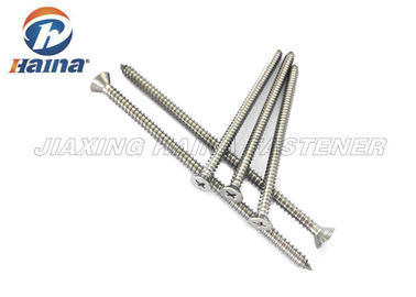 Edelstahl 304 316 flaches Hauptmetalleinsträngige Gewindeschneidschrauben