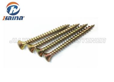 DIN7505 5X30mm Pozi Antrieb des Hauptverzinkte 30MM Länge Csk gewindeschneidschraube-Gelb-