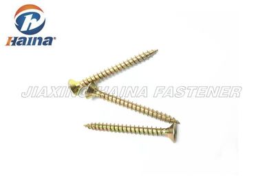 DIN7505 5X30mm Pozi Antrieb des Hauptverzinkte 30MM Länge Csk gewindeschneidschraube-Gelb-