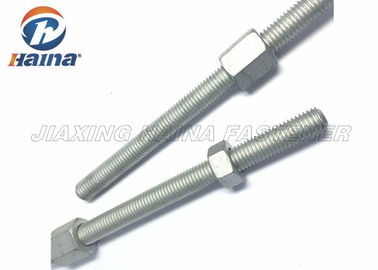 DIN975 Kohlenstoffstahl-materielle schwarze Beschichtung verlegte völlig Rod For Building