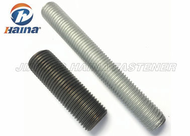 DIN975 Kohlenstoffstahl-materielle schwarze Beschichtung verlegte völlig Rod For Building