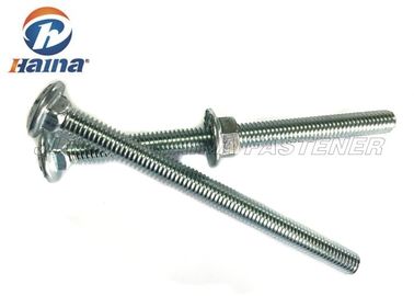 Quadratischer Hals-Zug Zinc Plated Carriage läuft für Bauholz mit Flansch-Nuss weg