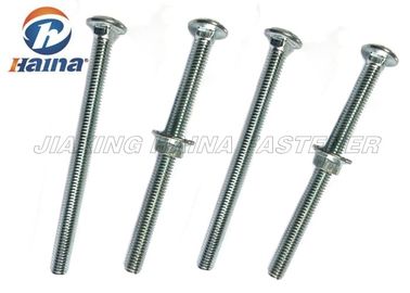 Quadratischer Hals-Zug Zinc Plated Carriage läuft für Bauholz mit Flansch-Nuss weg