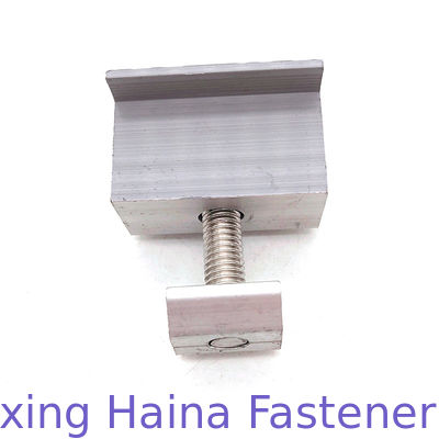 Mittlere Aluminiumsonnenkollektor-Montage-Klammer mit Hexen-Sockel-Kopf-Kopfschraube